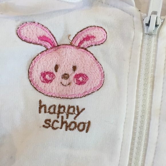 Toddler Girls Cotton Zip Up Hooded Sweatshirt - Picture 7 of 11